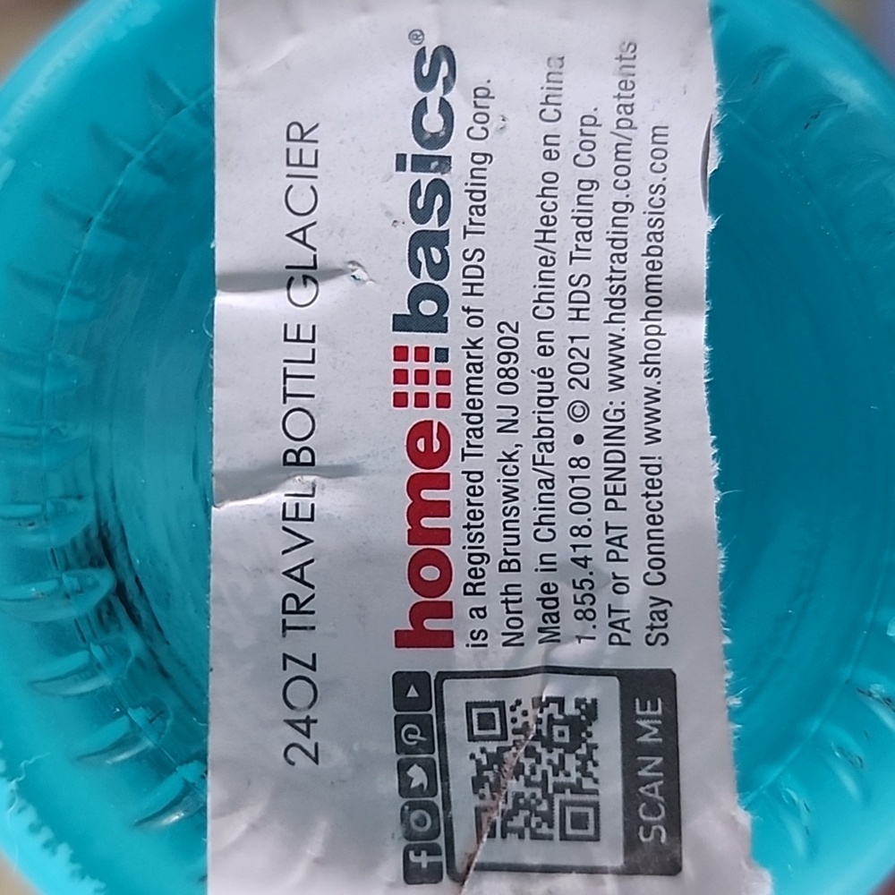 NWT Glass Travel Water Bottle - Picture 2 of 3